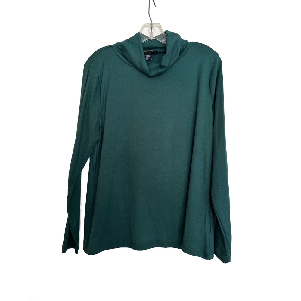 Teal Woman's Longsleeve top with hood